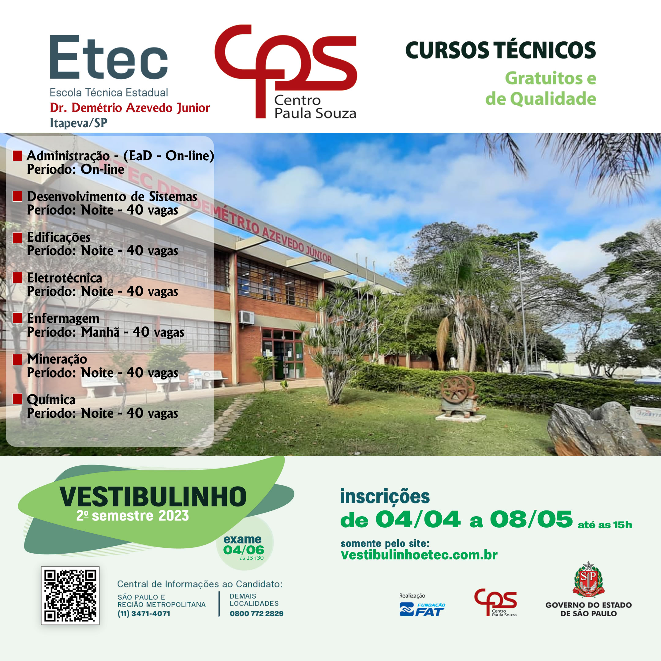 ETEC DR. Demétrio Azevedo Junior - Itapeva/SP